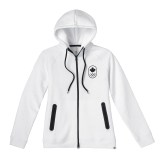 Womens Maple Leaf Hoodie, White---Front, $95