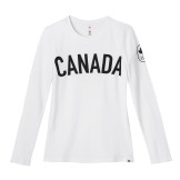 Womens Maple Leaf Long Sleeve T-Shirt---Front, $40