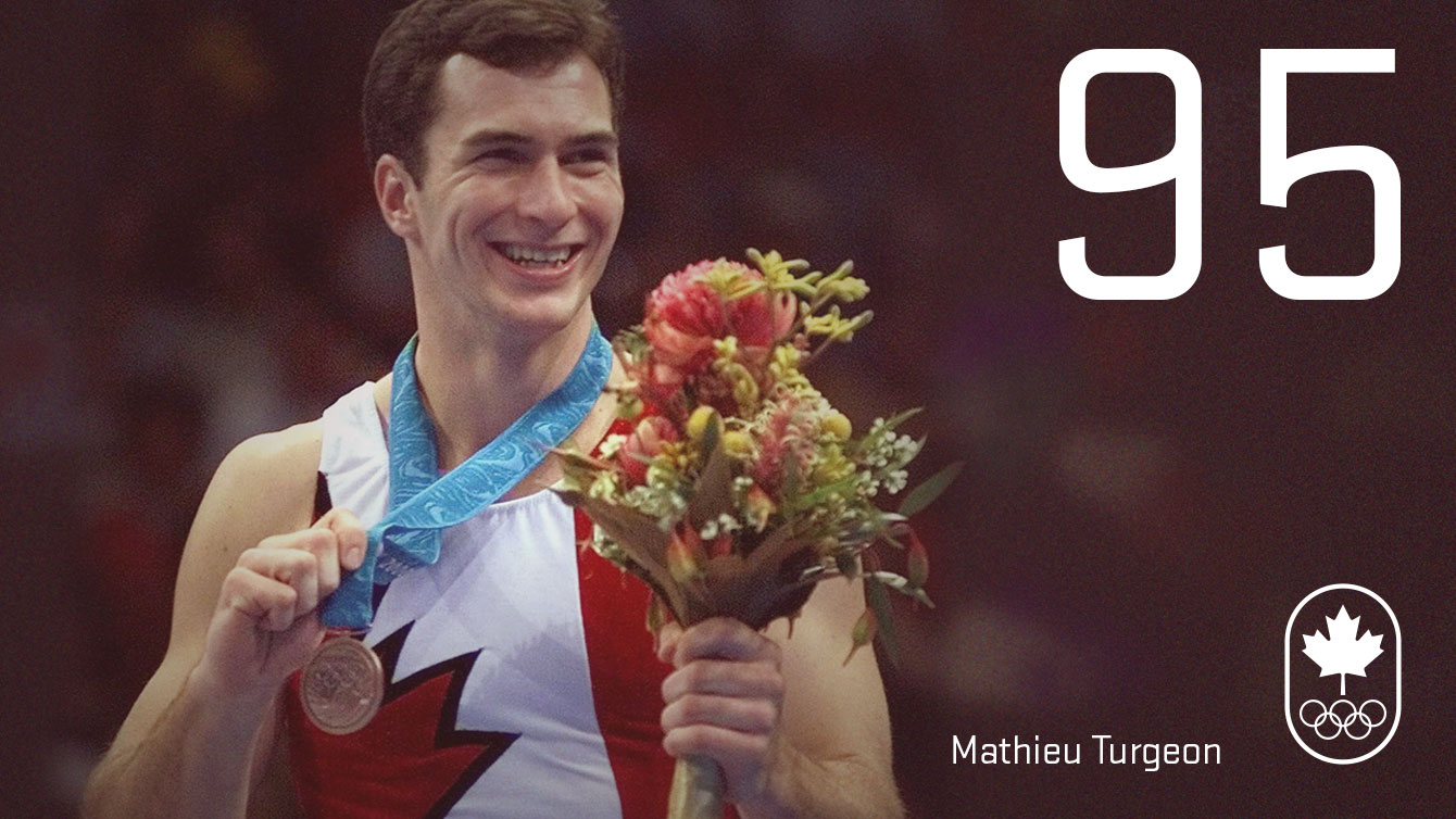 Day 95 - Mathieu Turgeon: Sydney 2000, trampoline (bronze)