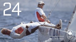 Day 24 - Ross Macdonald & Mike Wolfs: Athens 2004, sailing (silver)