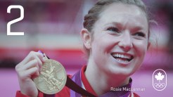 Day 2 - Rosie MacLennan: London 2012, trampoline (gold).