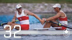 Day 32 - David Calder & Scott Frandsen: Beijing 2008, rowing (silver)