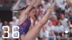 Day 36 - Annie Pelletier: Atlanta 1996, diving (bronze)