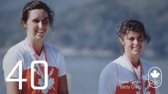 Day 40 - Tricia Smith & Betty Craig: Los Angeles 1984, rowing (silver)