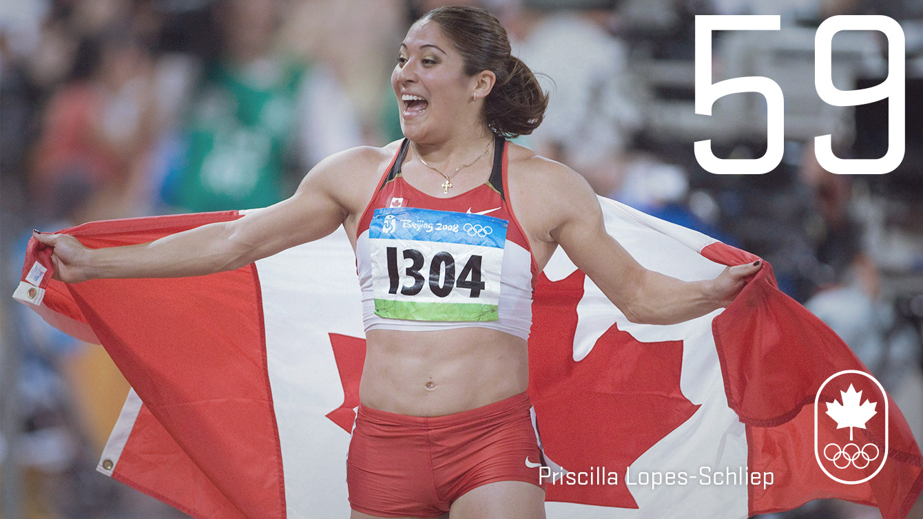 Day 59 - Priscilla Lopes-Schliep: Beijing 2008, athletics (bronze)