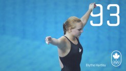 Day 93 - Blythe Hartley: Athens 2004, diving (bronze)