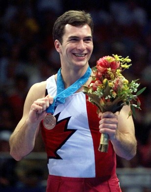 Mathieu Turgeon Mathieu Turgeon of Toronto smiles after winning the bronze medal in the first ever men's trampoline competition at the Summer Olympics in Sydney on Saturday, Sept. 23, 2000. (AP Photo/Amy Sancetta)