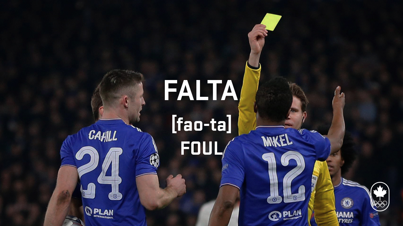 Carioca Crash Course, Football edition. Foul (falta), Portuguese phonetic