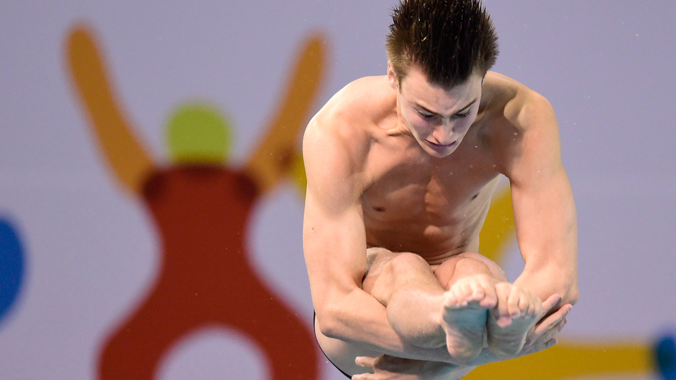 Canada's Philippe Gagne competes at the Pan Am Games in Toronto on Saturday July 11, 2015. (THE CANADIAN PRESS/Frank Gunn)