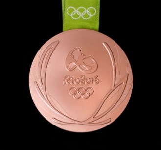Rio 2016 bronze medal back
