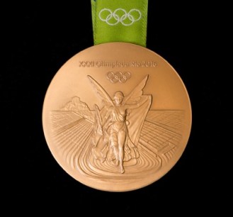 Rio 2016 gold medal front