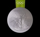 Rio 2016 silver medal front