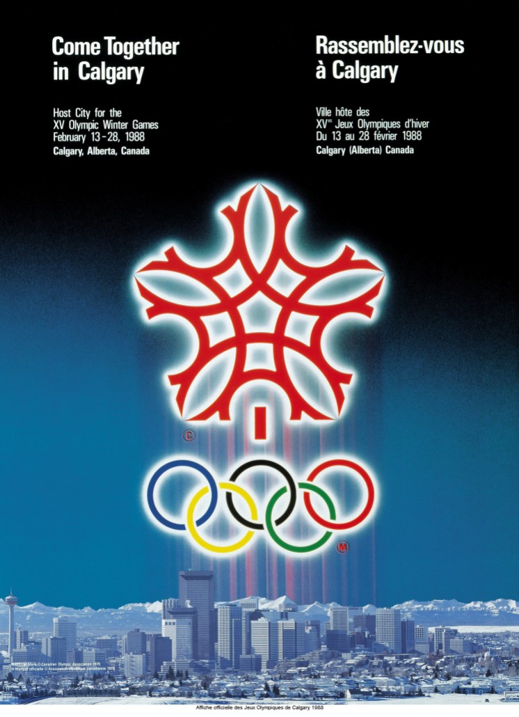 Calgary 1988 poster Calgary 1988 official poster / Photo via The Olympic Museum