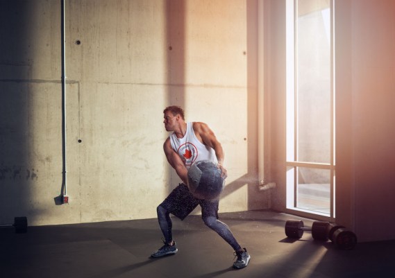 Kayaker Mark de Jonge at his #WhatItTakes shoot for Sport Chek ahead of Rio 2016.