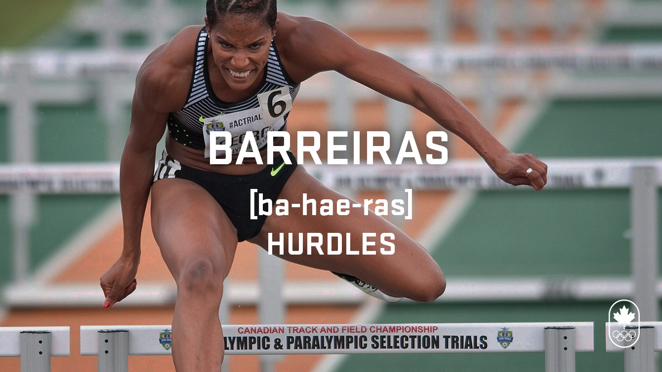 Hurdles (barreiras), Carioca Crash Course, athletics edition
