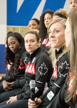 Lizanne Murphy responds to a question asked by Alisha Murphy on July 22, 2016. (Tavia Bakowski/COC)