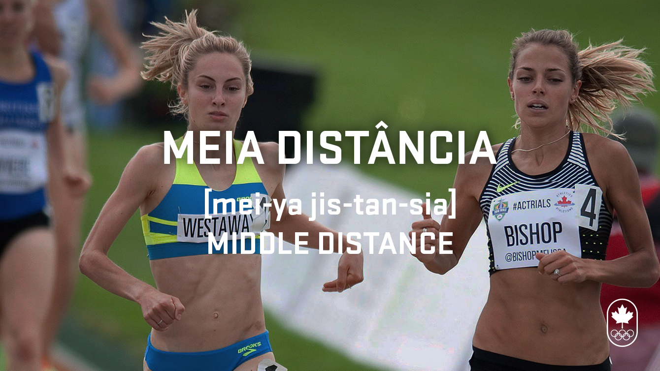 Middle distance (media distância), Carioca Crash Course, athletics edition