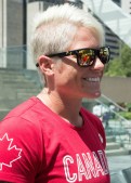 Jen Kish during the Team Canada Rugby send-off on July 26, 2016. (Tavia Bakowski/COC)