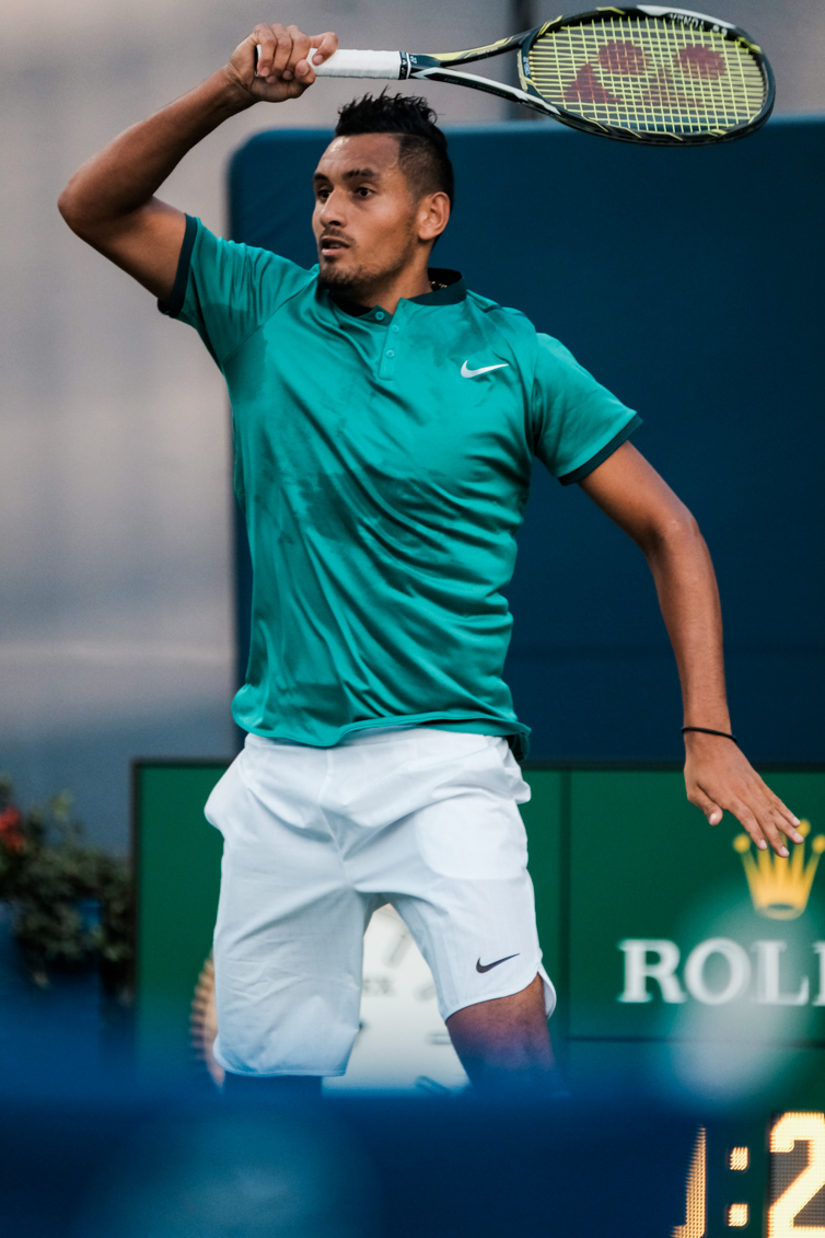 Denis Shap defeated Nick Kyr in first round action of the Rogers Cup on July 25, 2016 in Toronto. (Thomas Skrlj / COC)