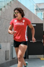 Canada's Rio 2016 Women's Rugby Sevens send-off at Toronto Nathan Phillips Square on July 26, 2016