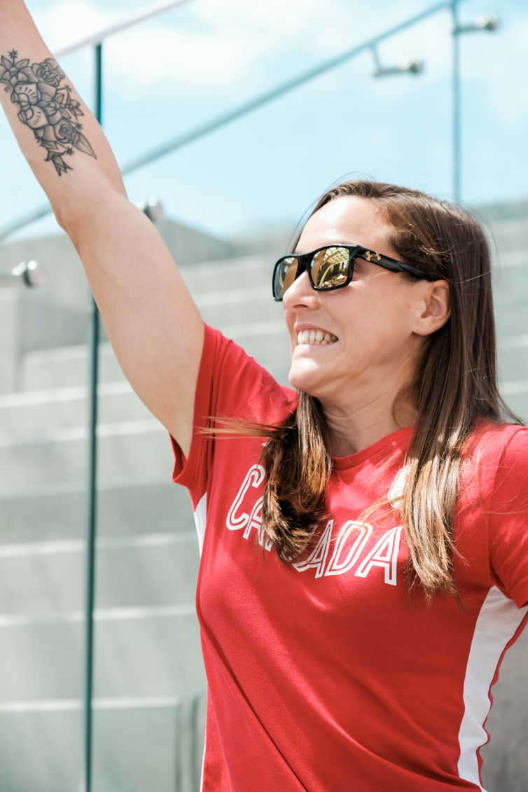 Canada's Rio 2016 Women's Rugby Sevens send-off at Toronto Nathan Phillips Square on July 26, 2016