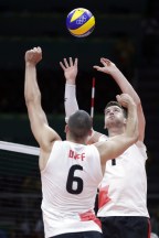 Men's Volleyball, Rio 2016. Aug. 7, 2016. (AP Photo/Jeff Roberson)
