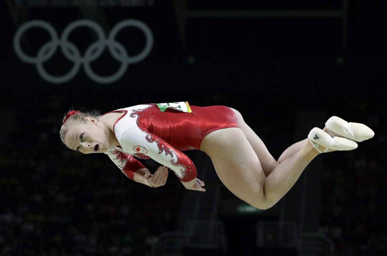 Ellie Black, Rio 2016. Aug. 7, 2016. AP Photo/Rebecca Blackwell