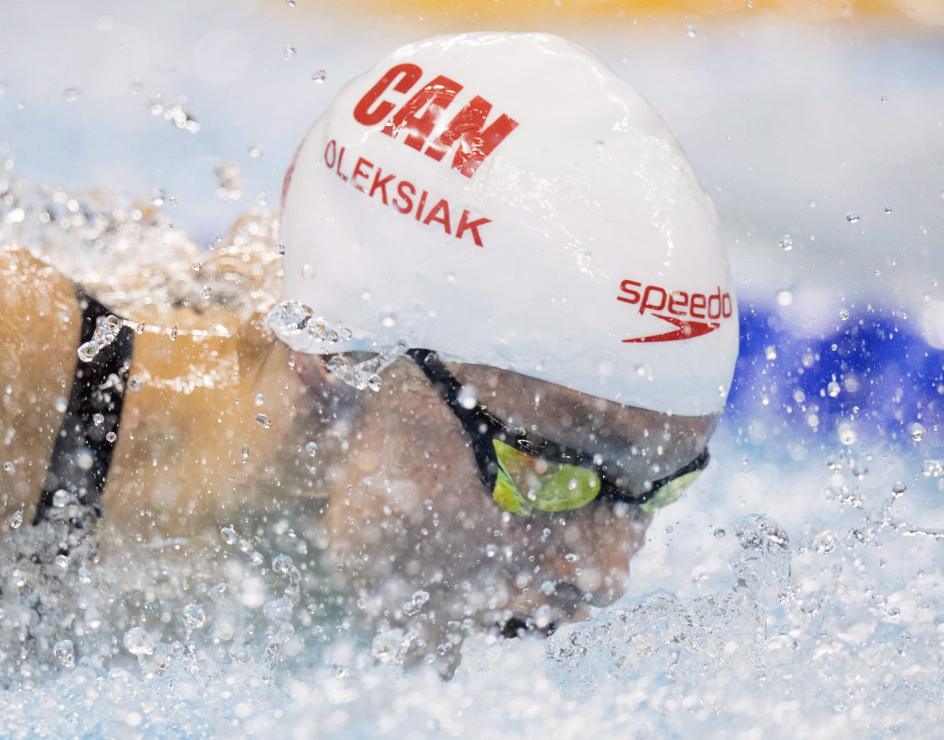 Canada's Penny Oleksiak swims to a silver medal performance in the women's 100-metre butterfly at the 2016 Summer Olympics on Sunday, August 7, 2016 in Rio de Janeiro, Brazil. THE CANADIAN PRESS/Frank Gunn