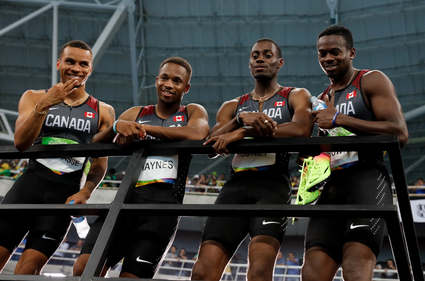 Men's 4x100 Relay, Rio 2016. August 19, 2016. COC Photo/Jason Ransom