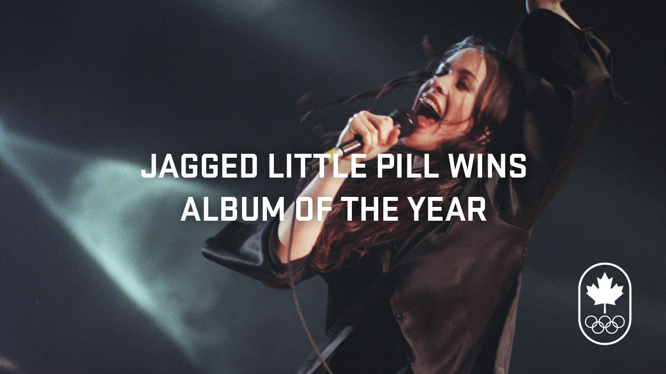 Alanis Morissette wins album of the year.