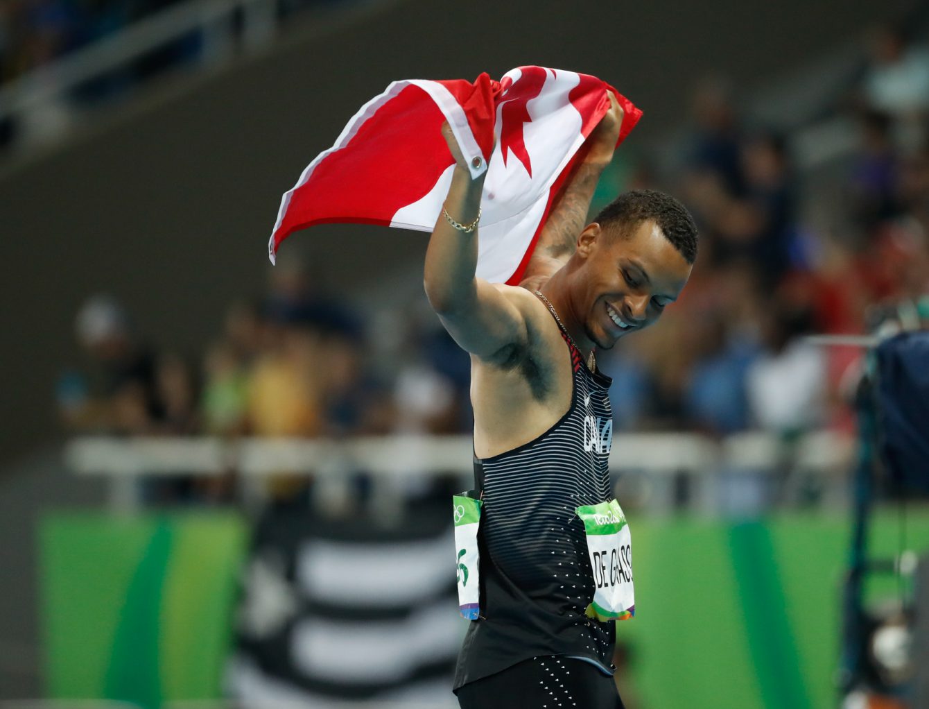 Andre De Grasse, Usain Bolt, Rio 2016, 100m, final, bronze, Olympics, Canada