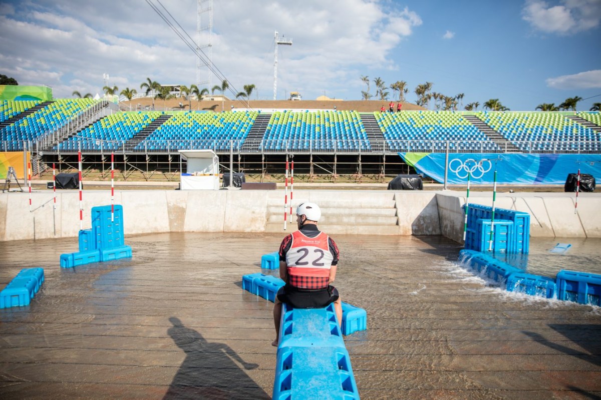 Cam Smedley at the Whitewater Stadium