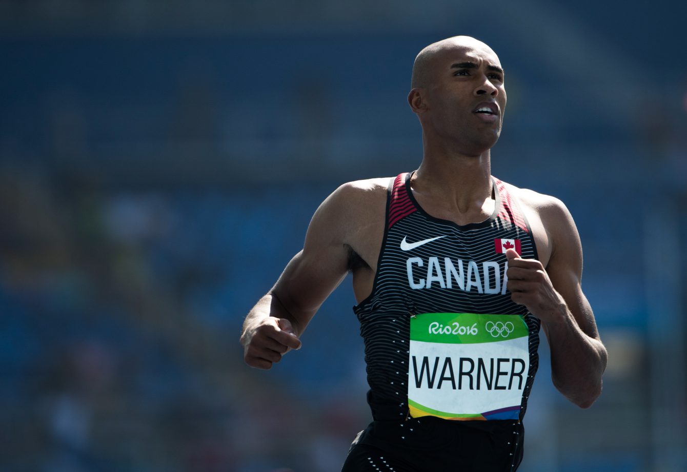 Damian Warner competes in the Decathlon at the Olympic Games in Rio de Janeiro, Brazil, Wednesday, August 17, 2016. COC Photo by Stephen Hosier