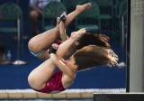 Canada's Roseline Filion with Meaghan Benfeito during diving practice ahead of the Olympic games in Rio de Janeiro, Brazil, Thursday August 4, 2016. COC Photo/Mark Blinch