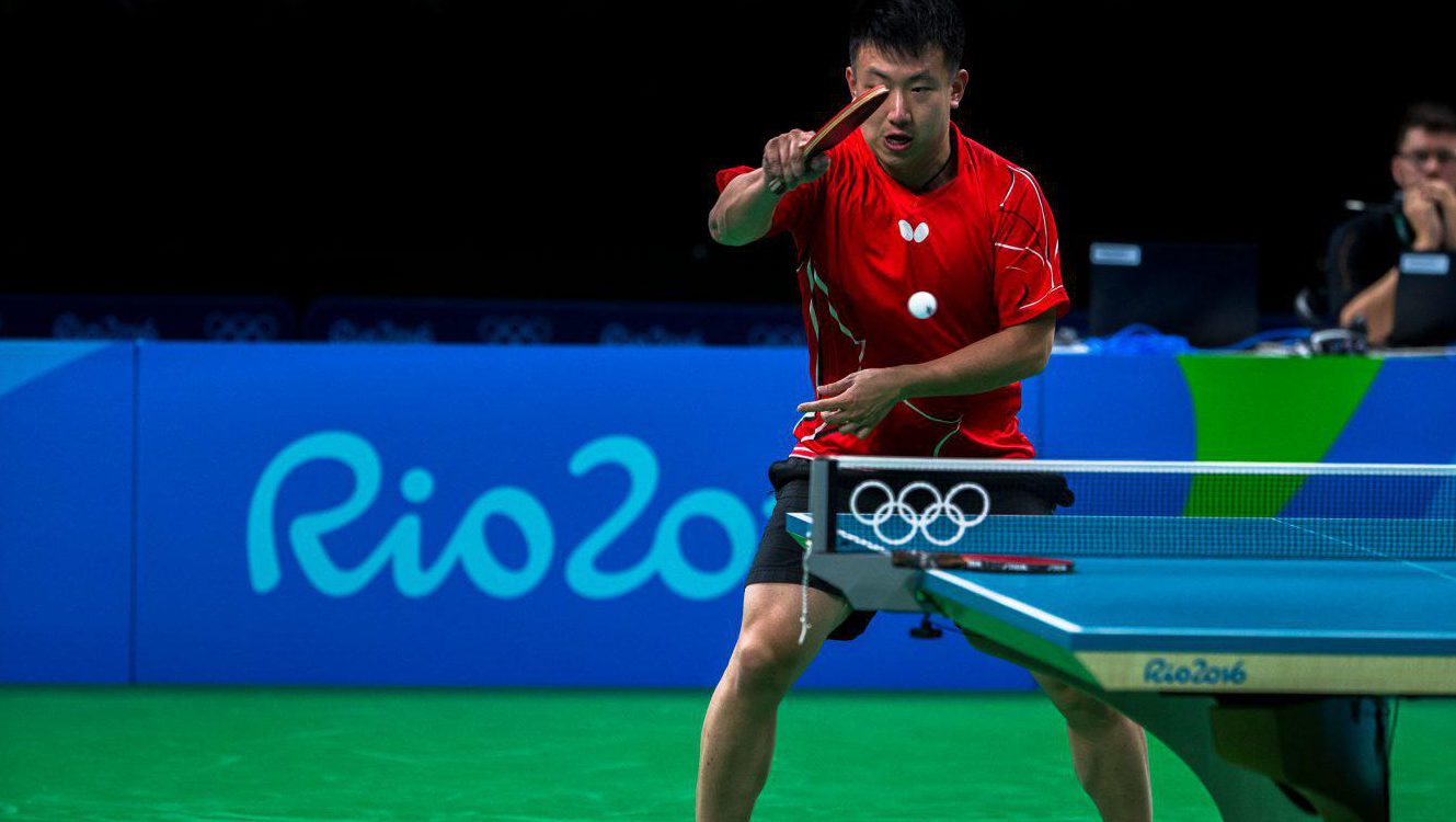 Team Canada's` Eugene Wang, table tennis, practices in Rio Centro Park ahead of the Olympic games in Rio de Janeiro, Brazil, Wednesday August 3, 2016. COC Photo/David Jackson
