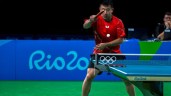 Team Canada's` Eugene Wang, table tennis, practices in Rio Centro Park ahead of the Olympic games in Rio de Janeiro, Brazil, Wednesday August 3, 2016. COC Photo/David Jackson