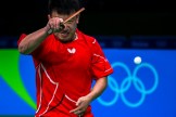 Team Canada's` Eugene Wang, table tennis, practices in Rio Centro Park ahead of the Olympic games in Rio de Janeiro, Brazil, Wednesday August 3, 2016. COC Photo/David Jackson