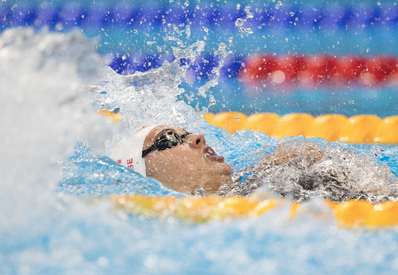 Canada's Kylie Masse competes in the during women's 100 backstroke semifinal swimming at the Olympic games in Rio de Janeiro, Brazil, Monday August 8, 2016. COC Photo/Mark Blinch