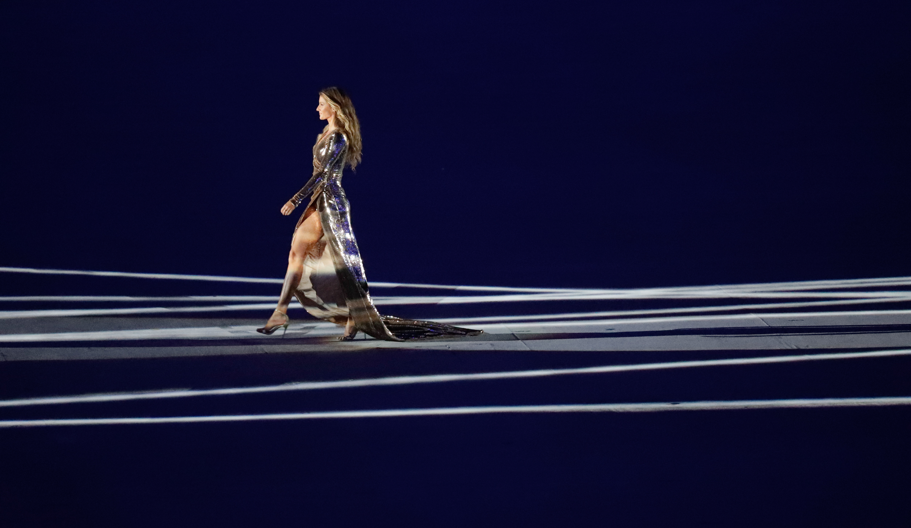 Gisele Bündchen, Rio 2016 Opening Ceremony. Photo: Jaso Ransom