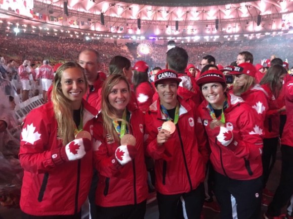 Team Canada rugby at Rio 2016 on August 21, 2016. (COC/Mark Blinch)