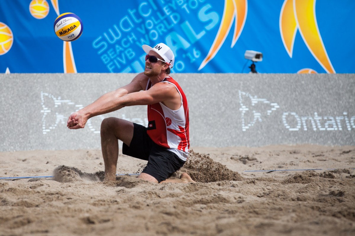 Schalk during the FIVB World Tour Finals