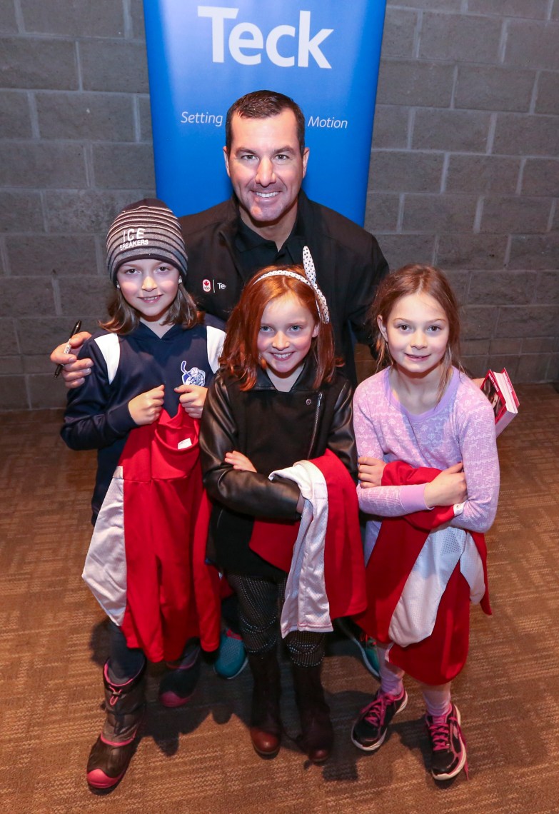 Marty Turco Teck Coaching Series Marty Turco meets young fans at the Teck Coaching Series in Kamloops, BC on December 3, 2016 (photo: Allen Douglas)