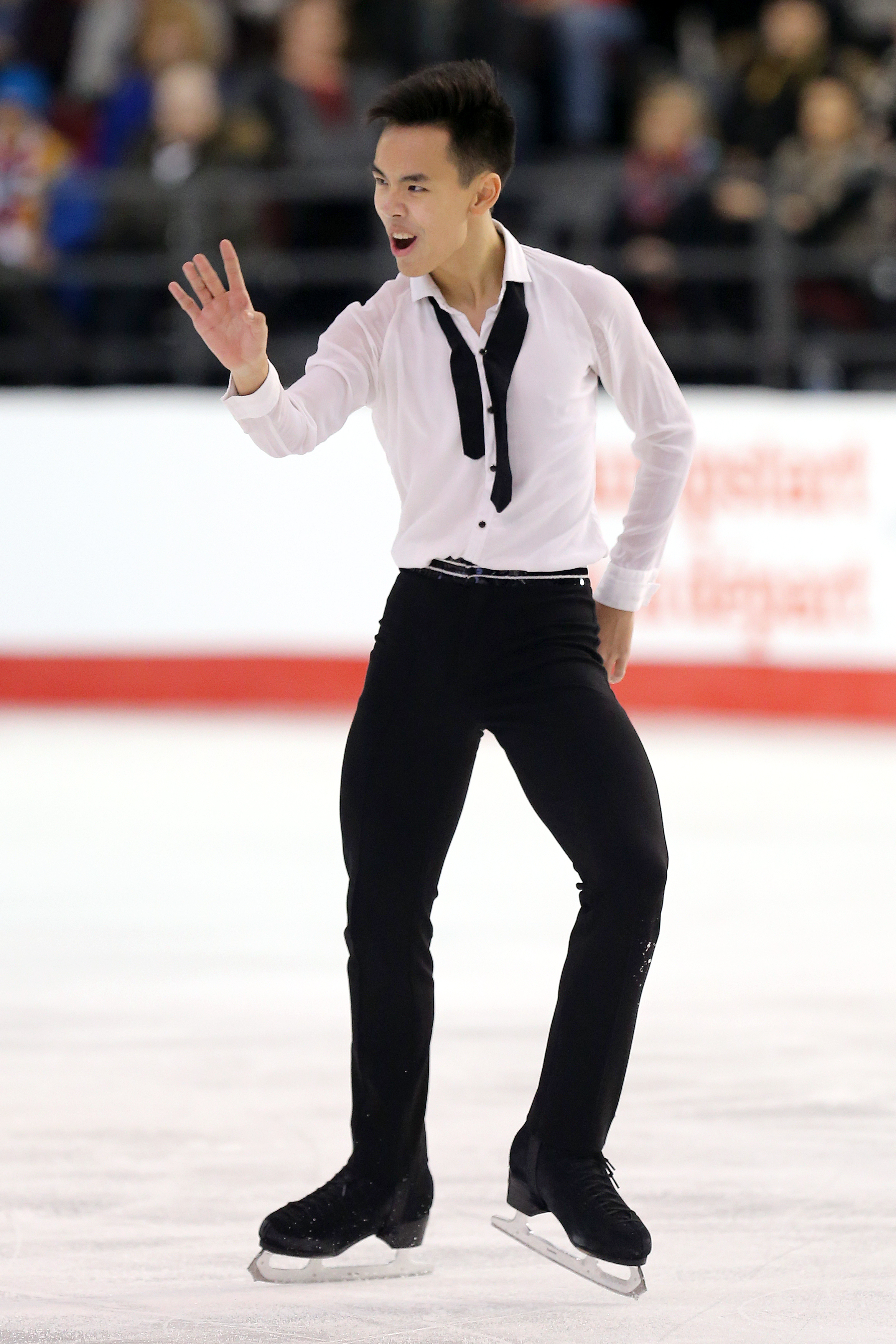 Nam Nguyen in the free skate at the Canadian Tire National Skating Championships, January, 21, 2017 PHOTO: Greg Kolz