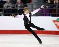 Kevin Reynolds in the free skate at the Canadian Tire National Skating Championships, January, 21, 2017 PHOTO: Greg Kolz