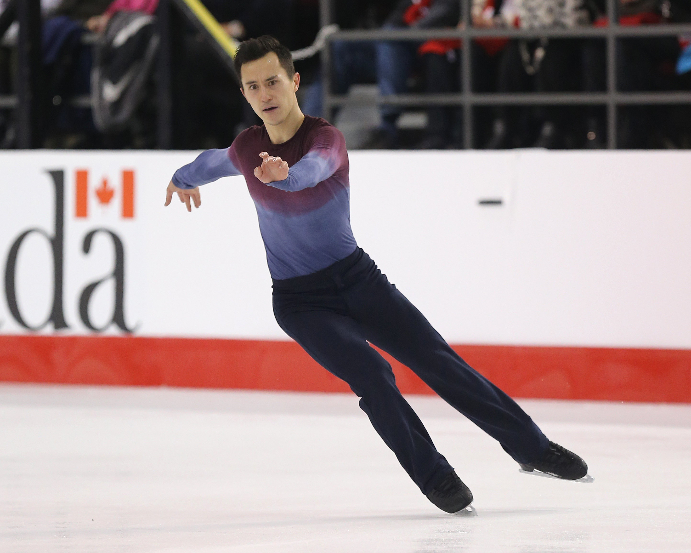 Patrick Chan in the free skate at the Canadian Tire National Skating Championships, January, 21, 2017 PHOTO: Greg Kolz