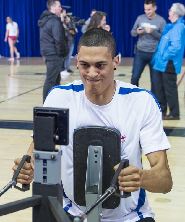 Pierce LePage at RBC Training Ground