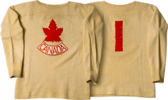 Team Canada Olympic Hockey Jersey 1924. (image found on http://jerseys.hockeycanada.ca)