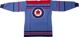 Team Canada Olympic hockey jersey 1948 (image found http://jerseys.hockeycanada.ca).