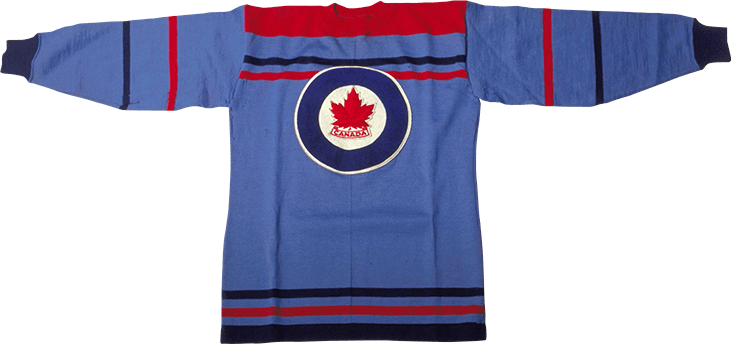 1948 RCAF Flyers jersey laid flat