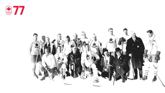 100-countdown-77-hor Canada’s hockey team at St. Moritz 1928, the Toronto Graduates, was so strong that officials advanced them directly to the final round while the 10 other teams played to see who would join them. The Graduates captured Canada’s third straight Olympic hockey gold, winning their three games 11-0, 14-0 and 13-0. BE STRONG